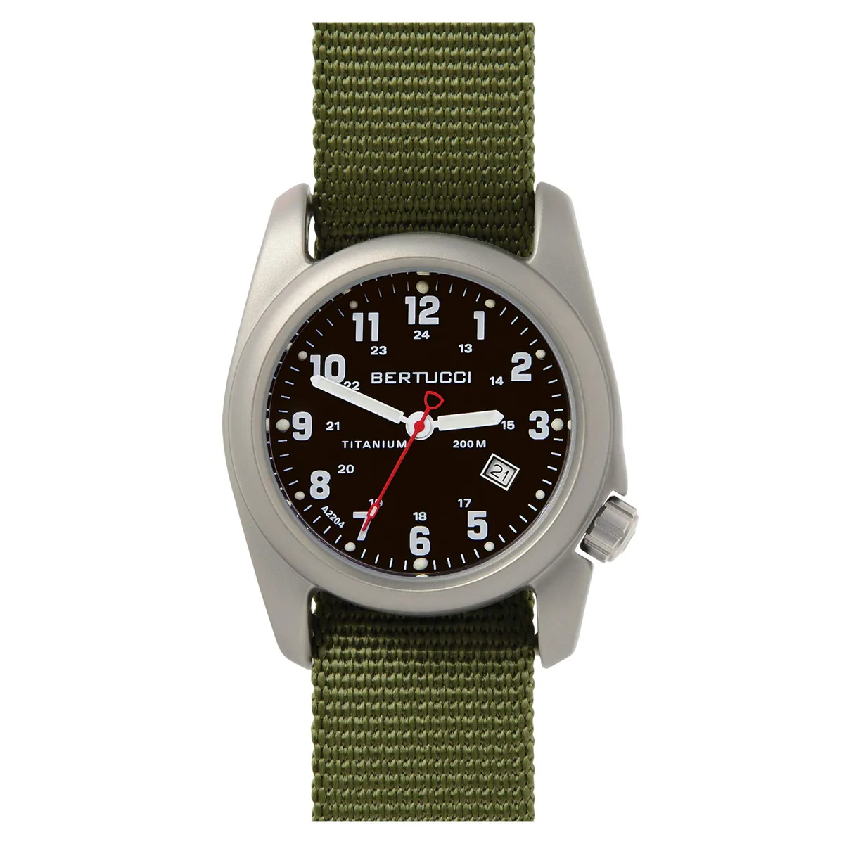 Bertucci A-2T Original Classic Field Watch — Forest Band