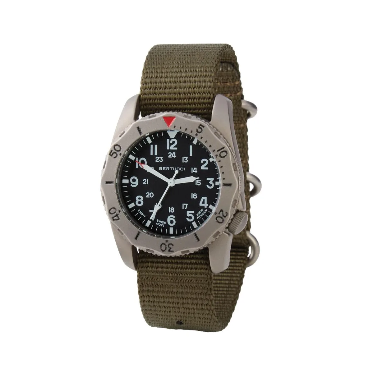 Bertucci A-2TR Field Pro Watch — Defender Olive Band